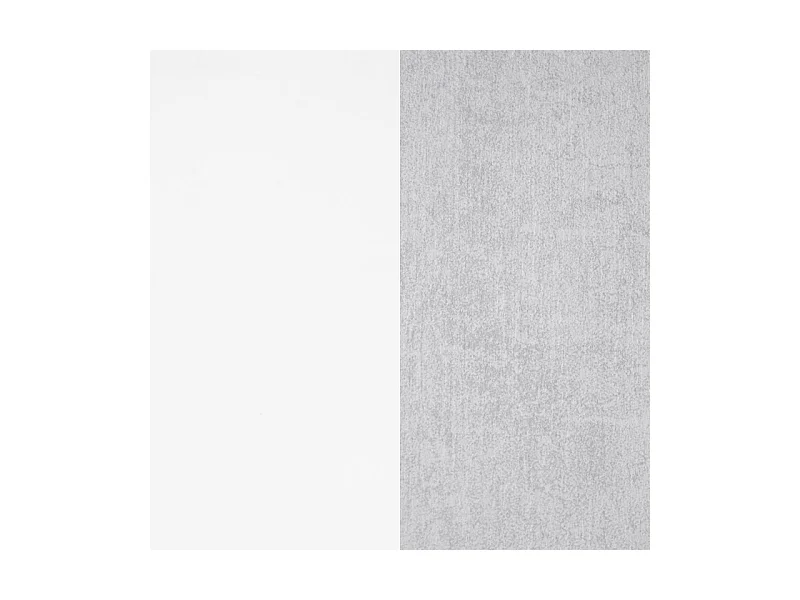 Zapatero Cody Blanco brillo - Gris cemento