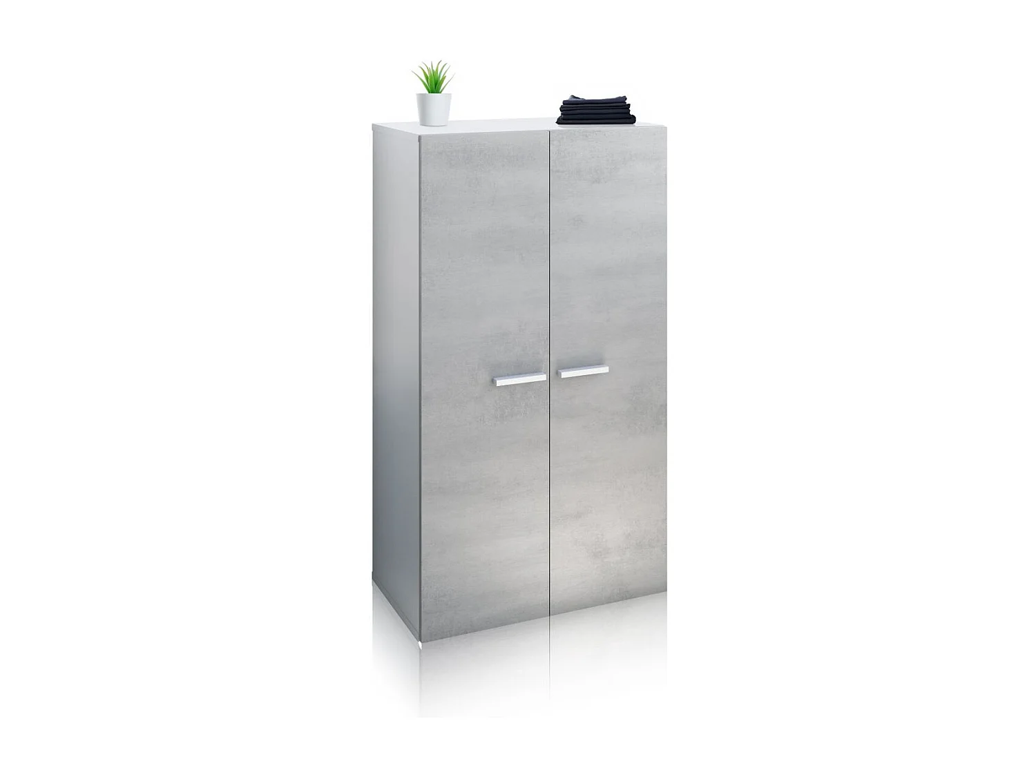 Sapateiro Cody Blanco brillo - Gris cemento