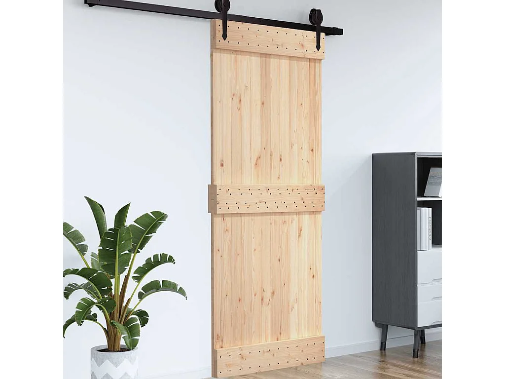 Porte NARVIK 100x210 cm bois massif de pin