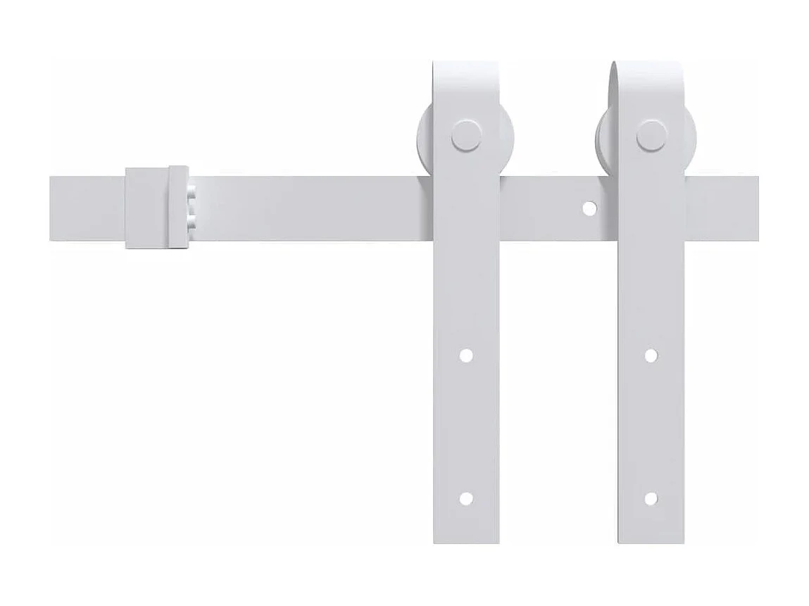 Puerta corredera con herrajes madera maciza de pino 100x210 cm