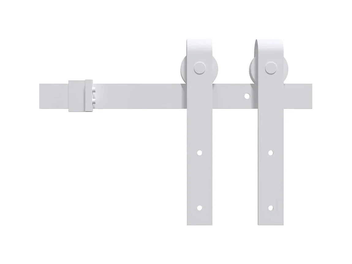 Puerta corredera con herrajes madera maciza de pino 70x210 cm