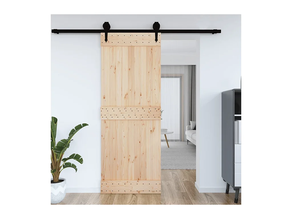 Porte NARVIK 85x210 cm bois massif de pin