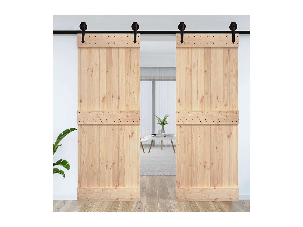 Porte NARVIK 85x210 cm bois massif de pin