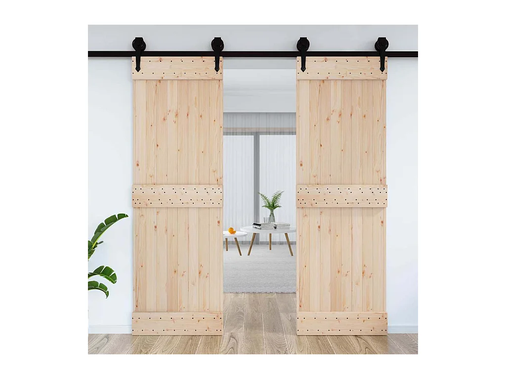 Puerta NARVIK madera maciza pino 70x210 cm