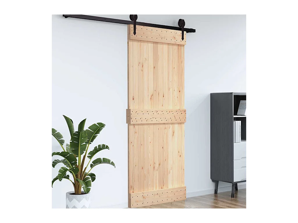 Puerta NARVIK madera maciza pino 70x210 cm