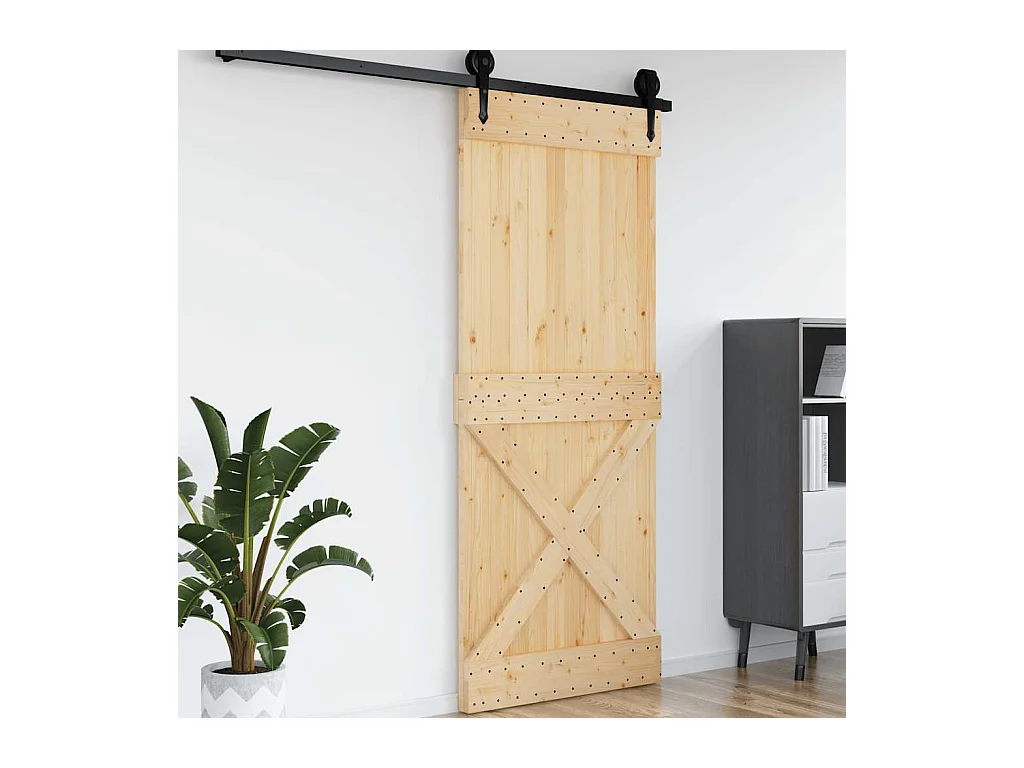 Puerta NARVIK madera maciza pino 95x210 cm