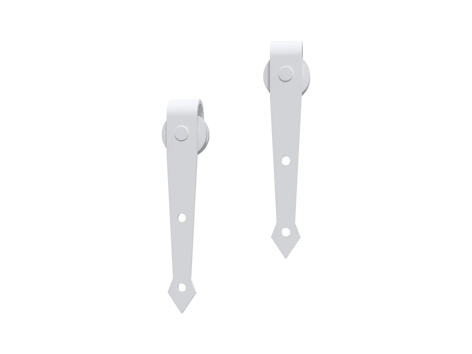 Porte coulissante et kit de quincaillerie 90x210 cm pin massif