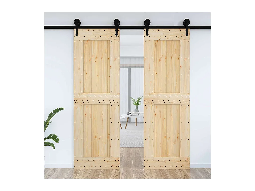 Porte NARVIK 70x210 cm bois massif de pin