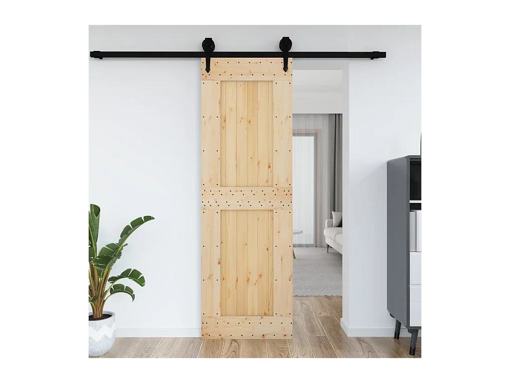 Puerta NARVIK madera maciza pino 70x210 cm