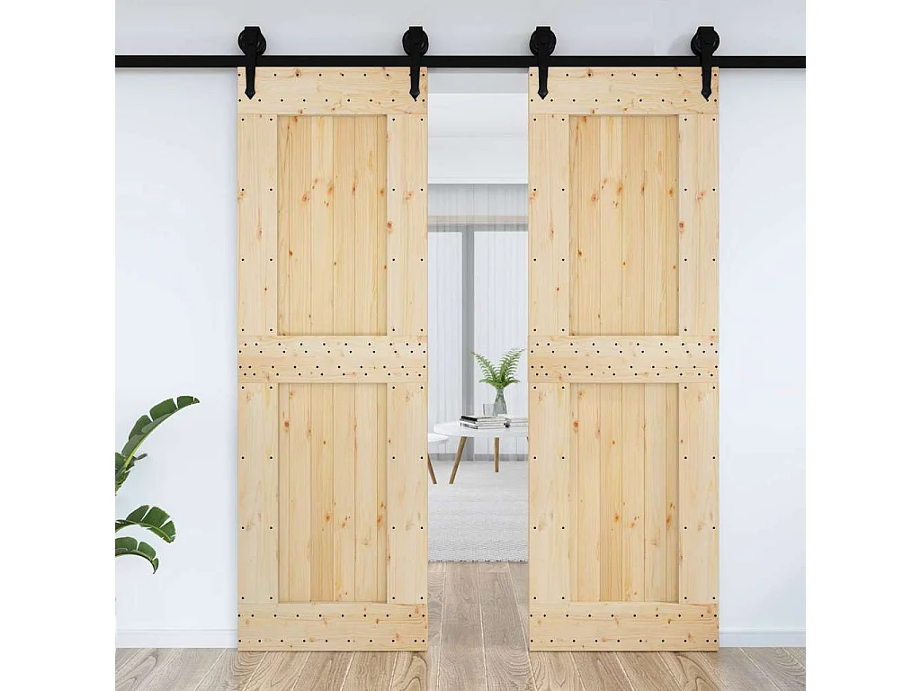 Porte NARVIK 70x210 cm bois massif de pin