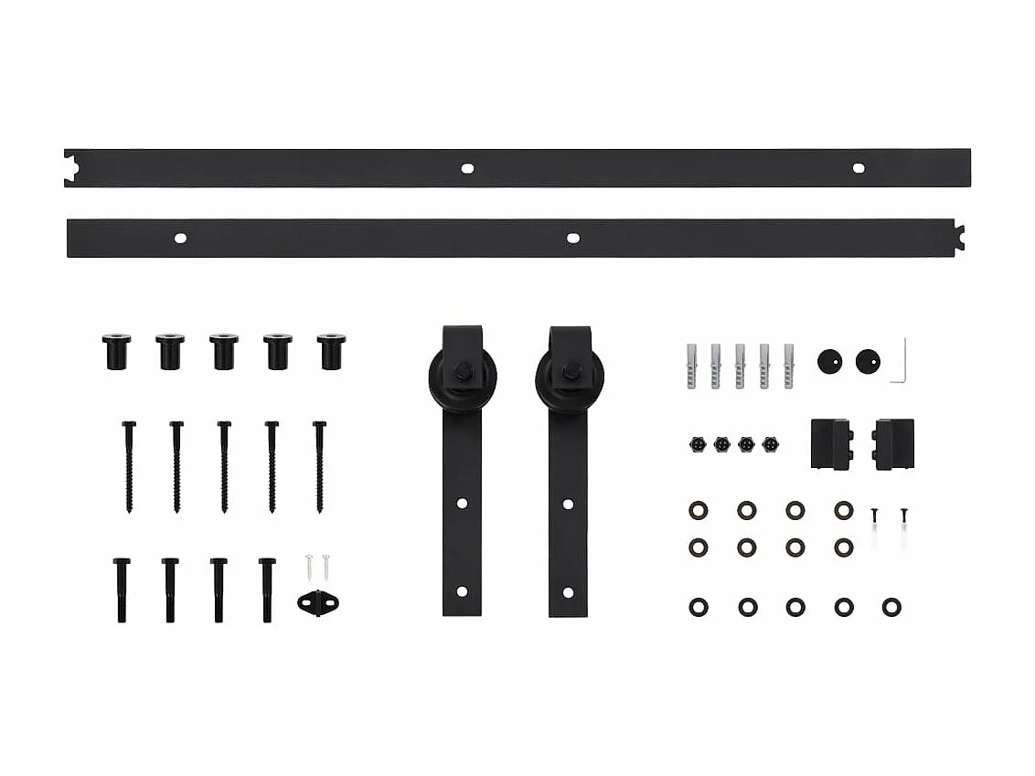 Schiebetür mit Beschlag 90x210 cm Kiefer Massivholz