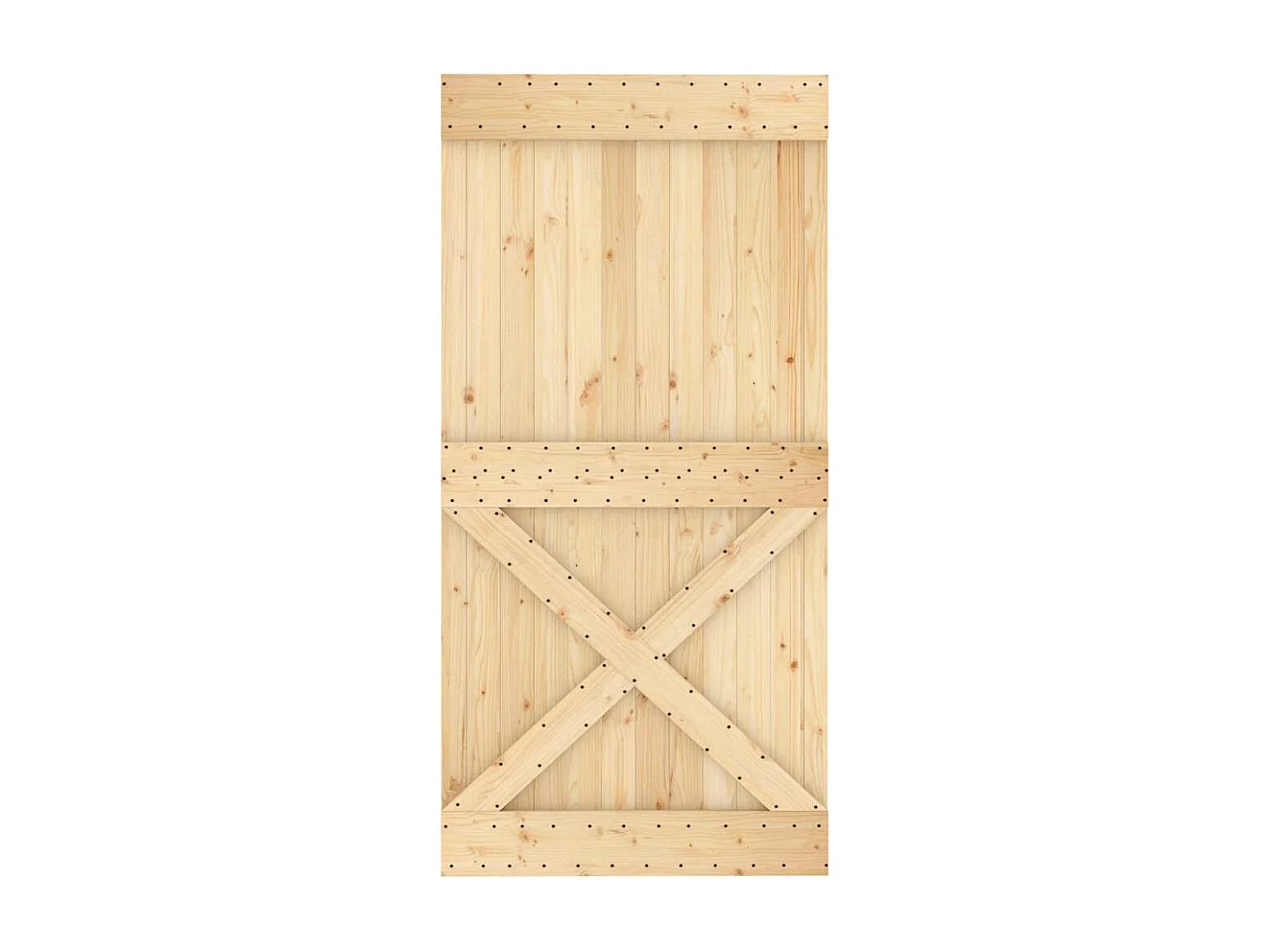 Puerta NARVIK madera maciza pino 100x210 cm