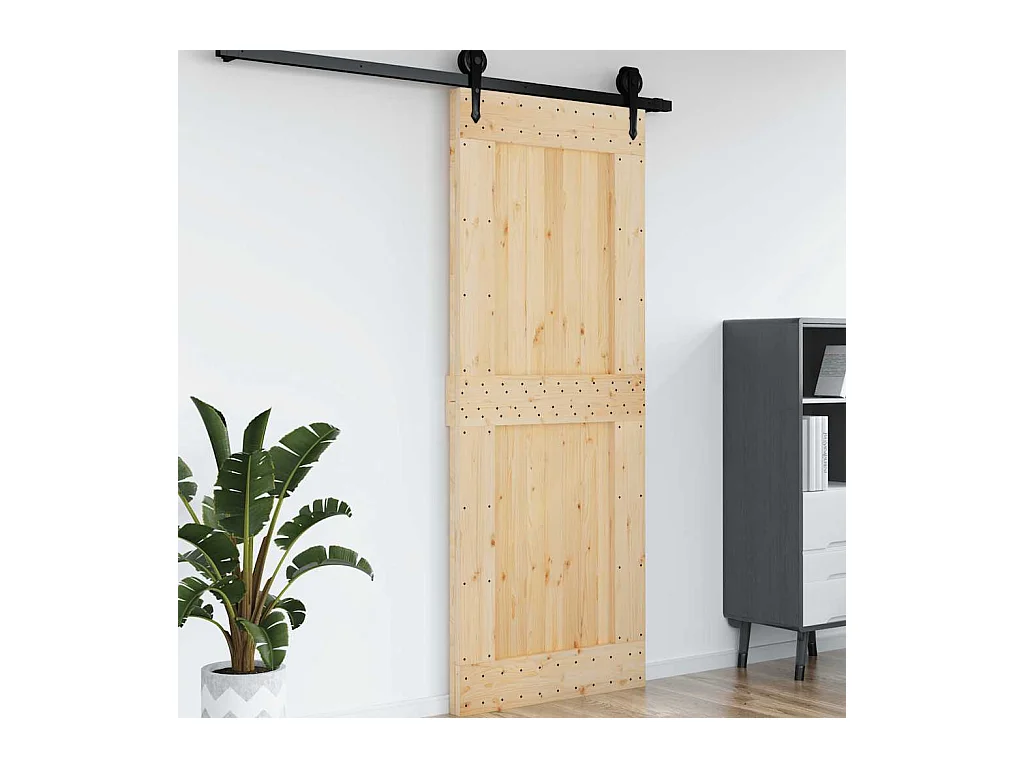 Porte NARVIK 90x210 cm bois massif de pin