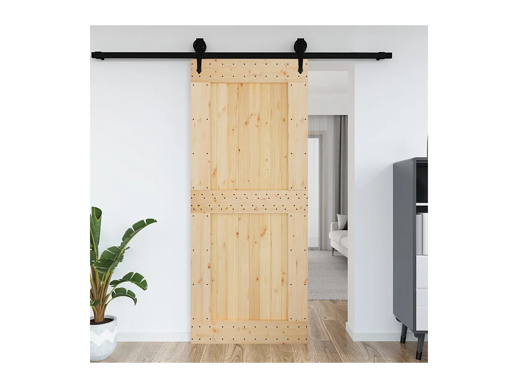 Puerta NARVIK madera maciza pino 95x210 cm