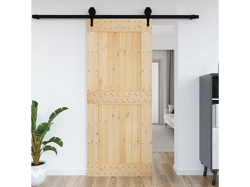 Porte NARVIK 95x210 cm bois massif de pin