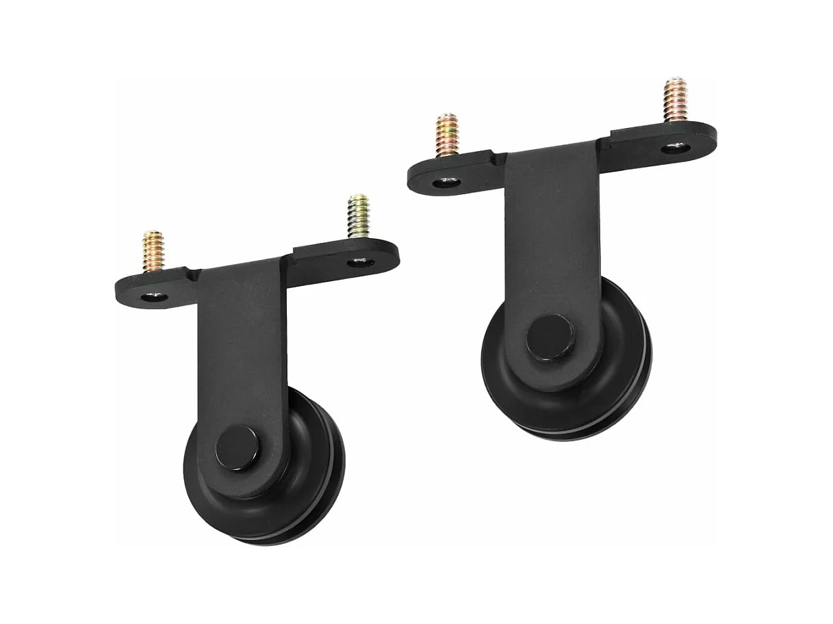 Porta Scorrevole e Kit Montaggio Vetro ESG Alluminio 102x205cm