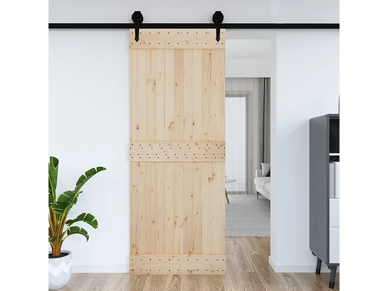 Puerta NARVIK madera maciza pino 90x210 cm