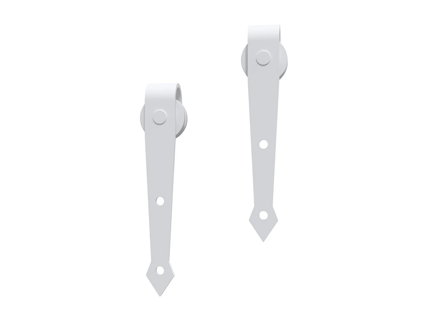 Porta Scorrevole con Set Hardware 95x210 cm Legno Massello Pino