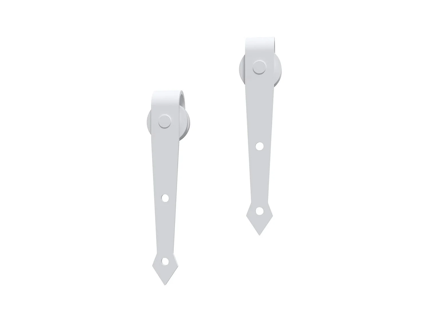 Porte coulissante et kit de quincaillerie 70x210 cm pin massif