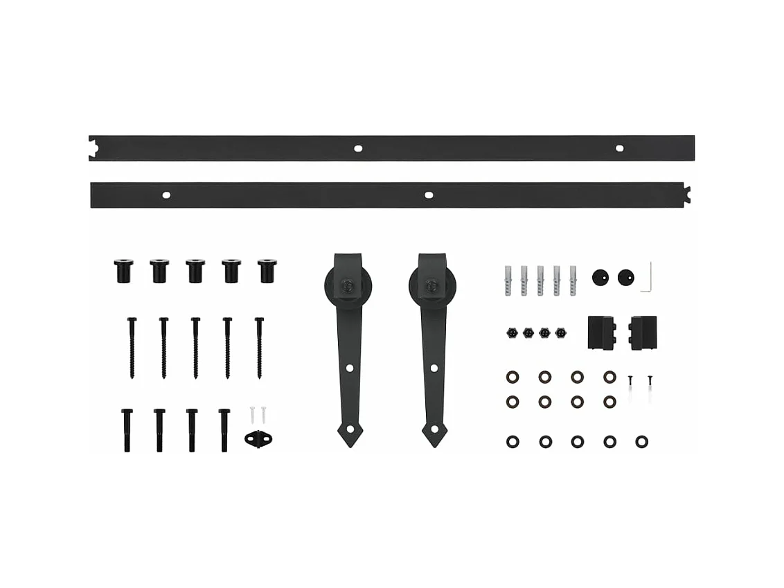 Schiebetür mit Beschlag 85x210 cm Massivholz Kiefer