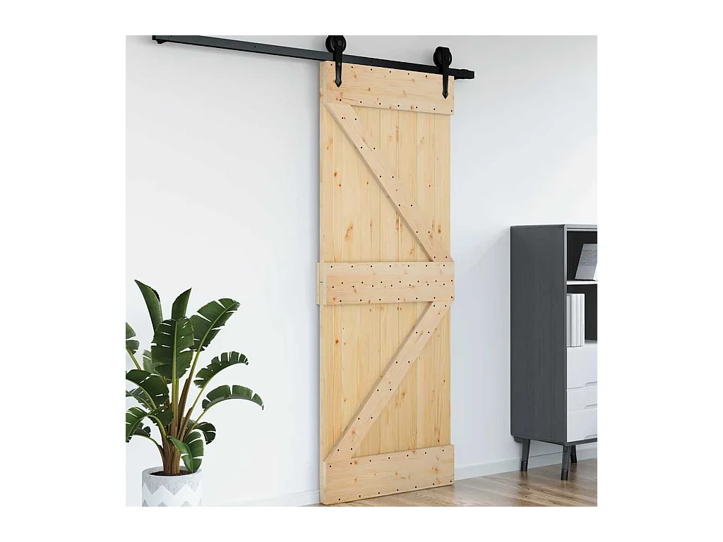 Porte NARVIK 70x210 cm bois massif de pin