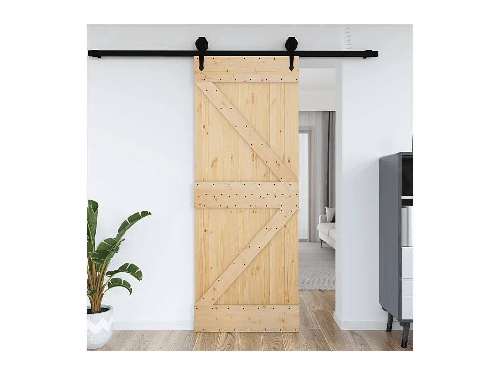 Puerta NARVIK madera maciza pino 70x210 cm