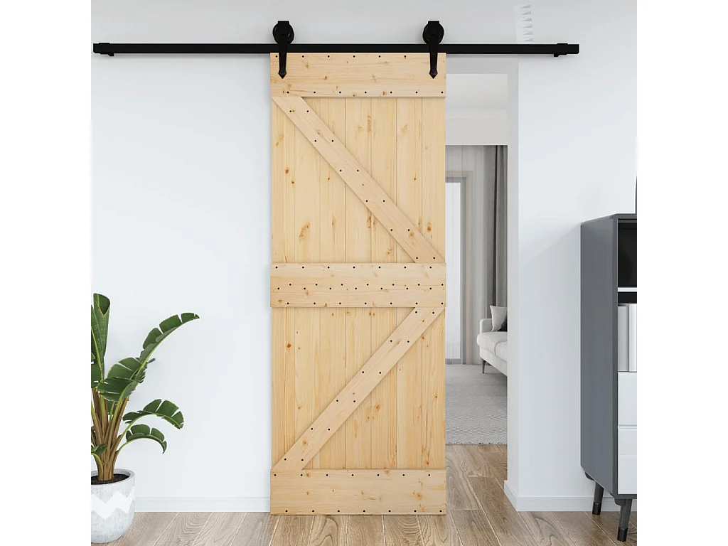 Porte NARVIK 70x210 cm bois massif de pin