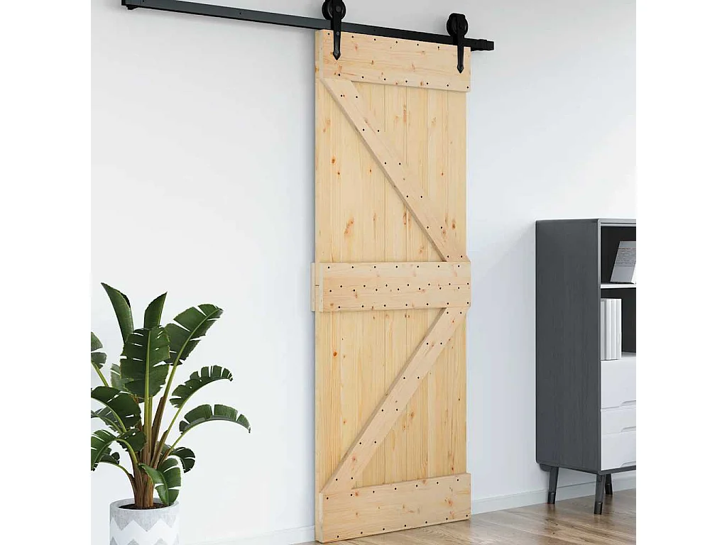 Porte NARVIK 70x210 cm bois massif de pin