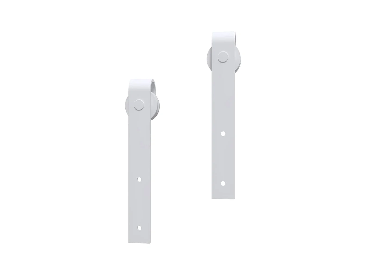 Porte coulissante et kit de quincaillerie 85x210 cm pin massif