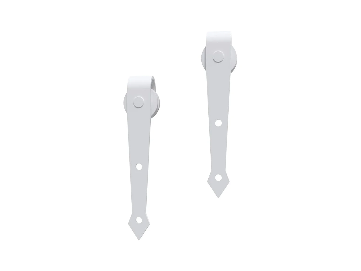 Porte coulissante et kit de quincaillerie 90x210 cm pin massif