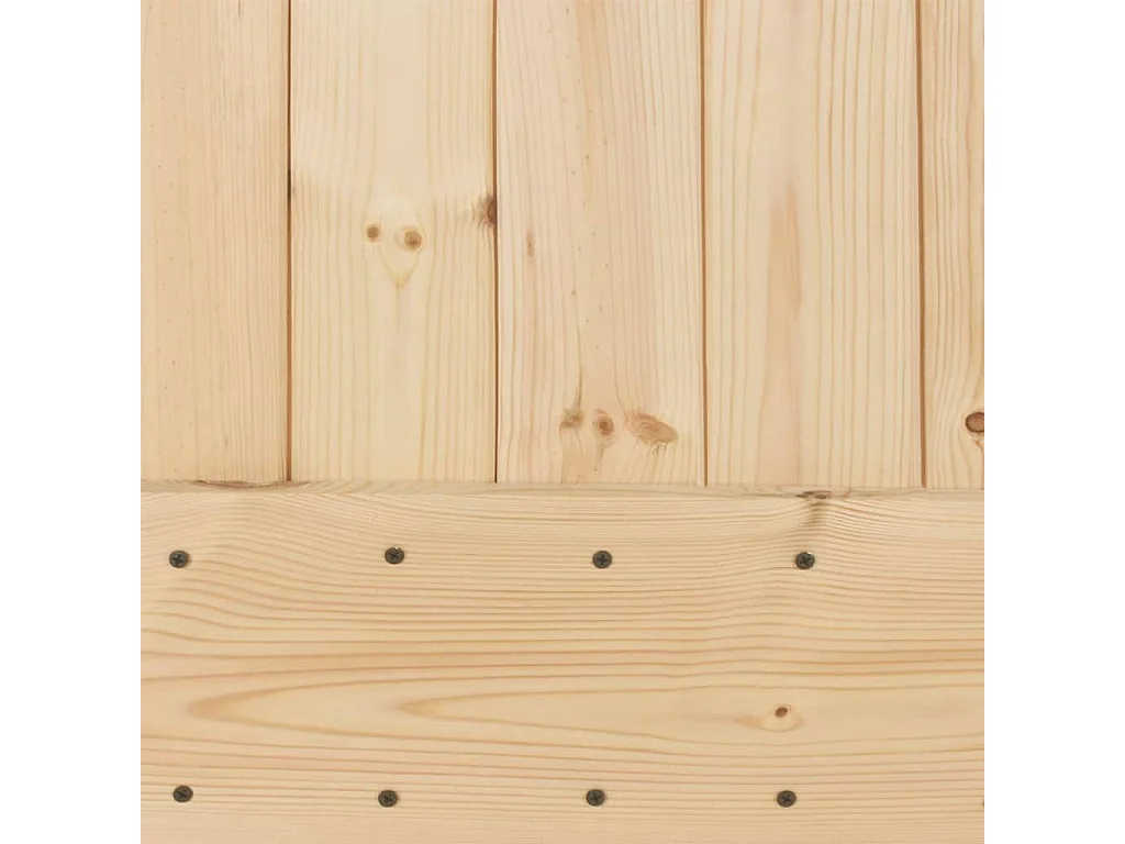 Porte coulissante et kit de quincaillerie 70x210 cm pin massif