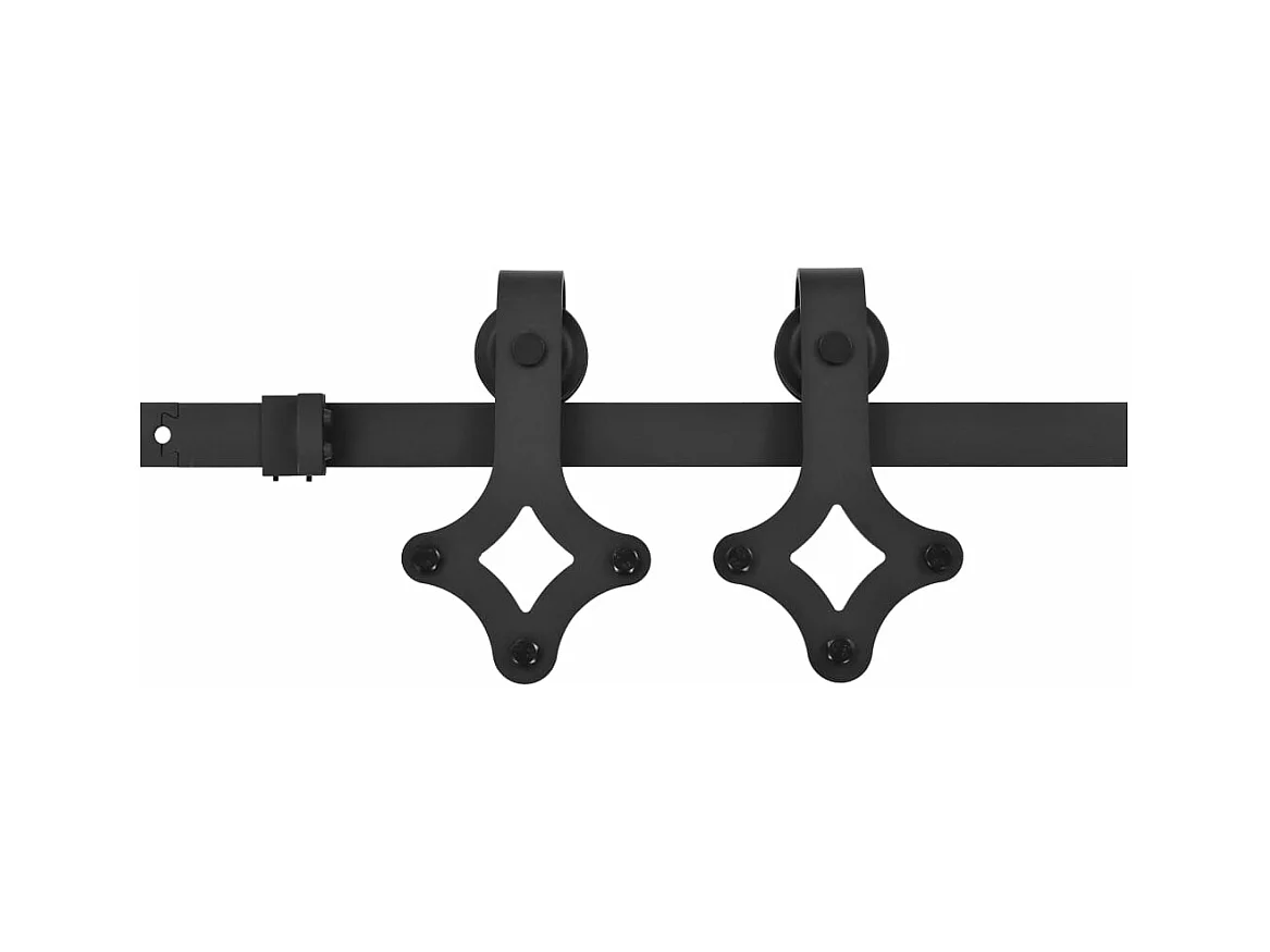 Porte coulissante et kit de quincaillerie 70x210 cm pin massif