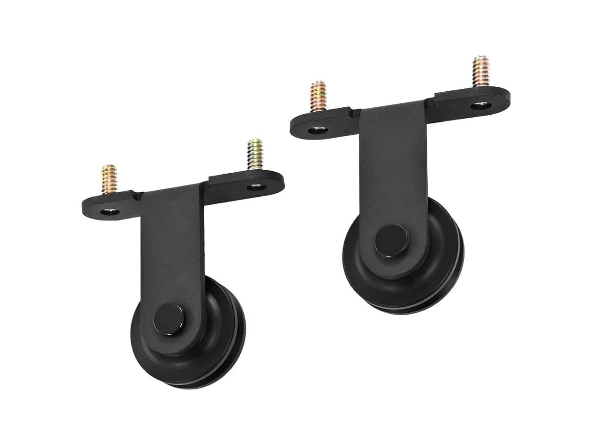 Porta Scorrevole con Set Hardware 95x210 cm Legno Massello Pino