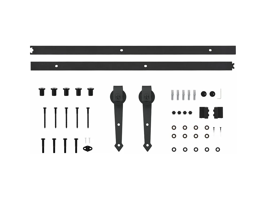 Schiebetür mit Beschlag 85x210 cm Massivholz Kiefer