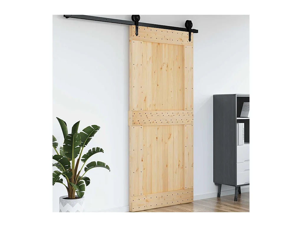 Puerta NARVIK madera maciza pino 100x210 cm