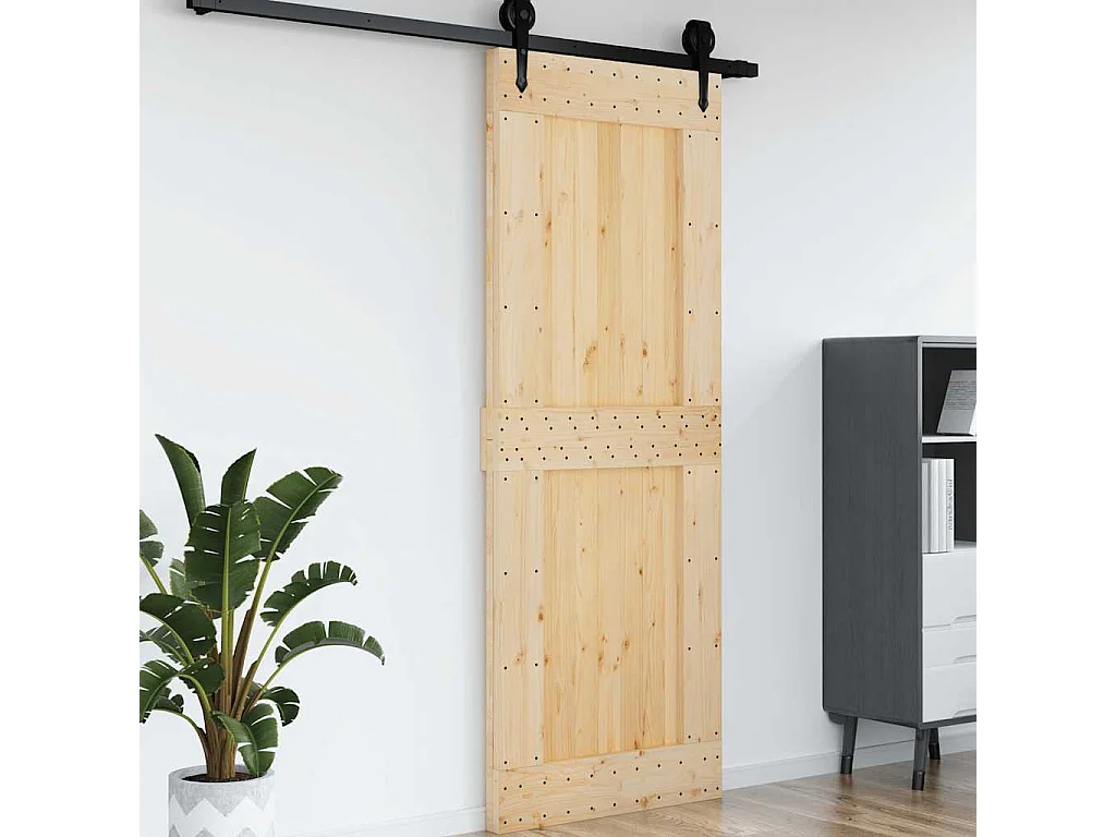 Porte NARVIK 85x210 cm bois massif de pin