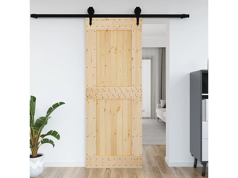 Porte NARVIK 85x210 cm bois massif de pin