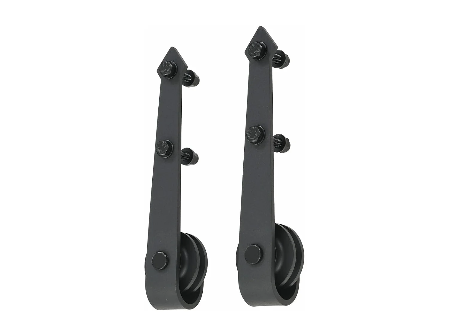 Porta Scorrevole con Set Hardware 90x210 cm Legno Massello Pino