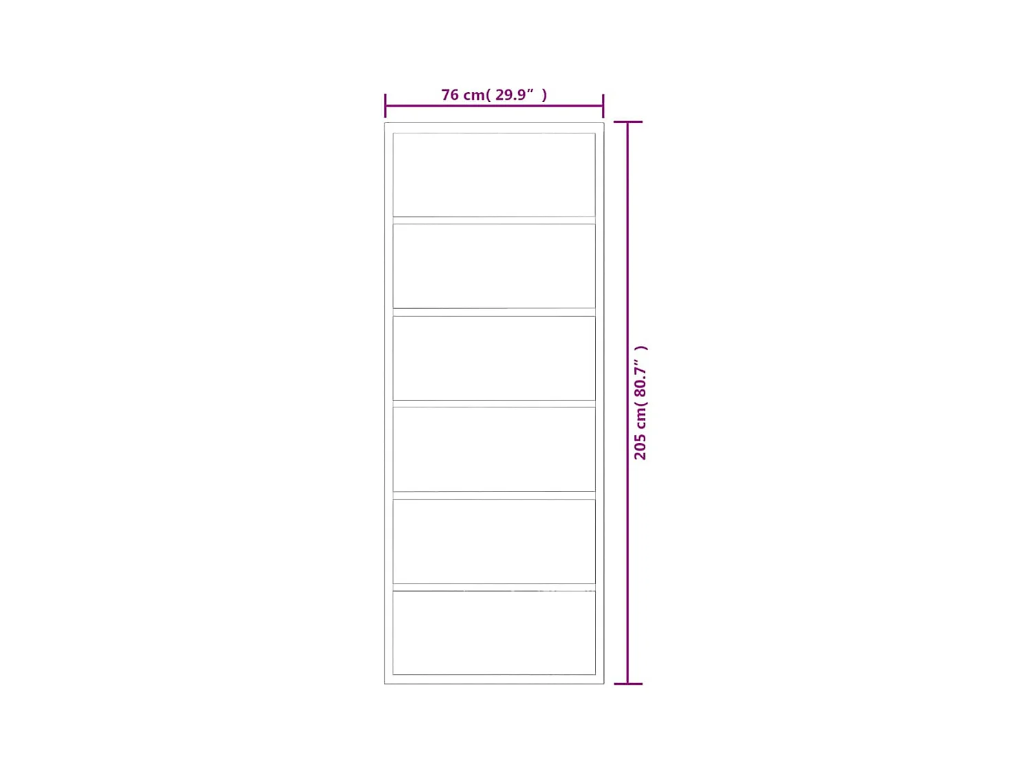 Porte coulissante Verre ESG et aluminium 76x205 cm Noir