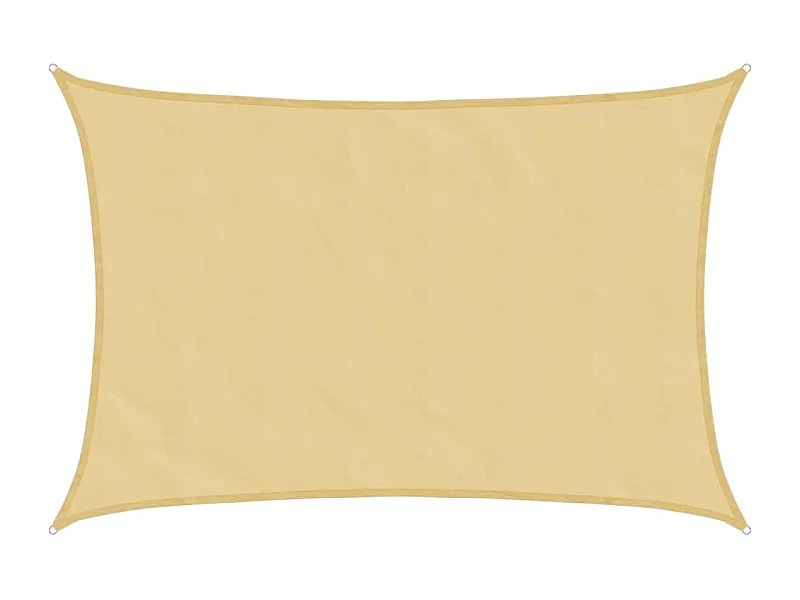 Toldo de vela poliéster oxford 100% arena 7x6 m