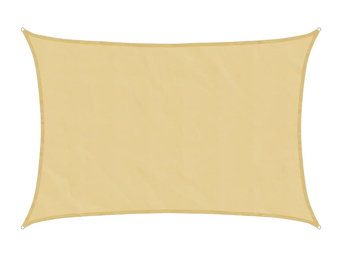 Toldo de vela poliéster oxford 100% arena 4x2,5 m