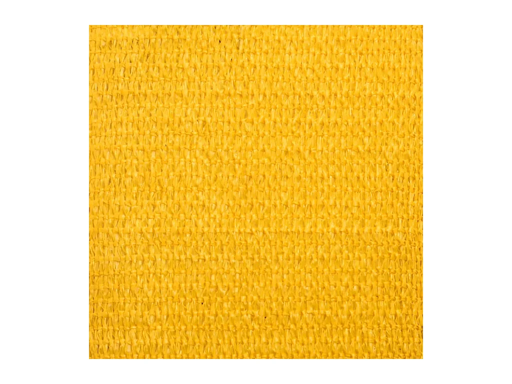 Toldo de vela rectangular HDPE amarillo 160 g/m² 4x7 m