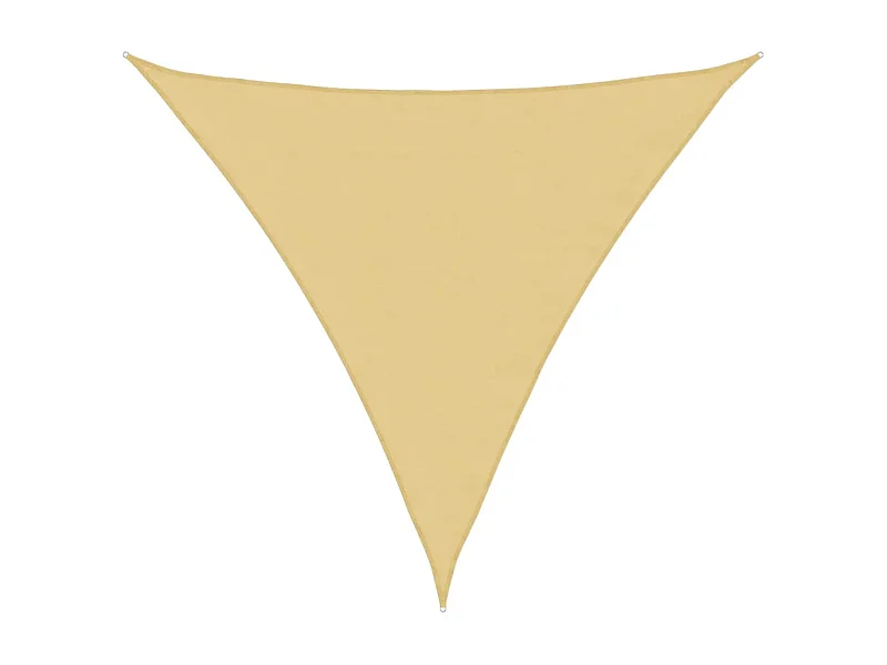 Toldo de vela poliéster oxford 100% arena 4x4x4 m