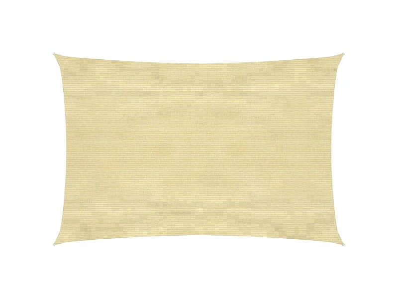 Sonnensegel 160 g/m² Beige 6x7 m HDPE