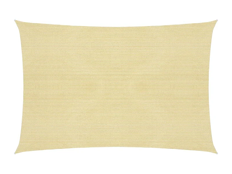 Sonnensegel 160 g/m² Beige 6x7 m HDPE