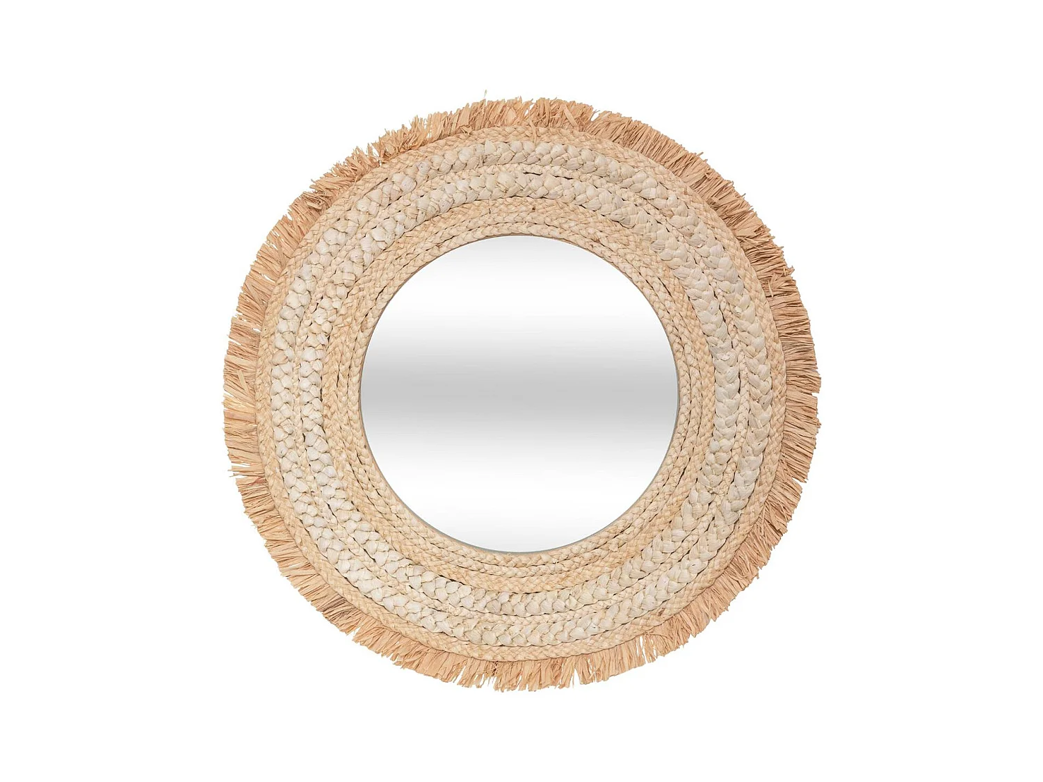 Miroir mural Tressé naturel D 67 cm