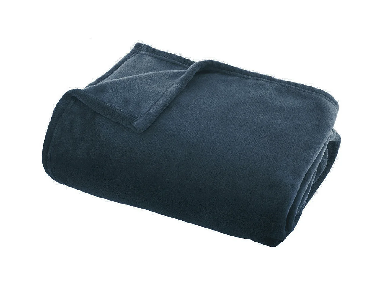 Plaid Flanelle Bleu égéen 125 x 150 cm