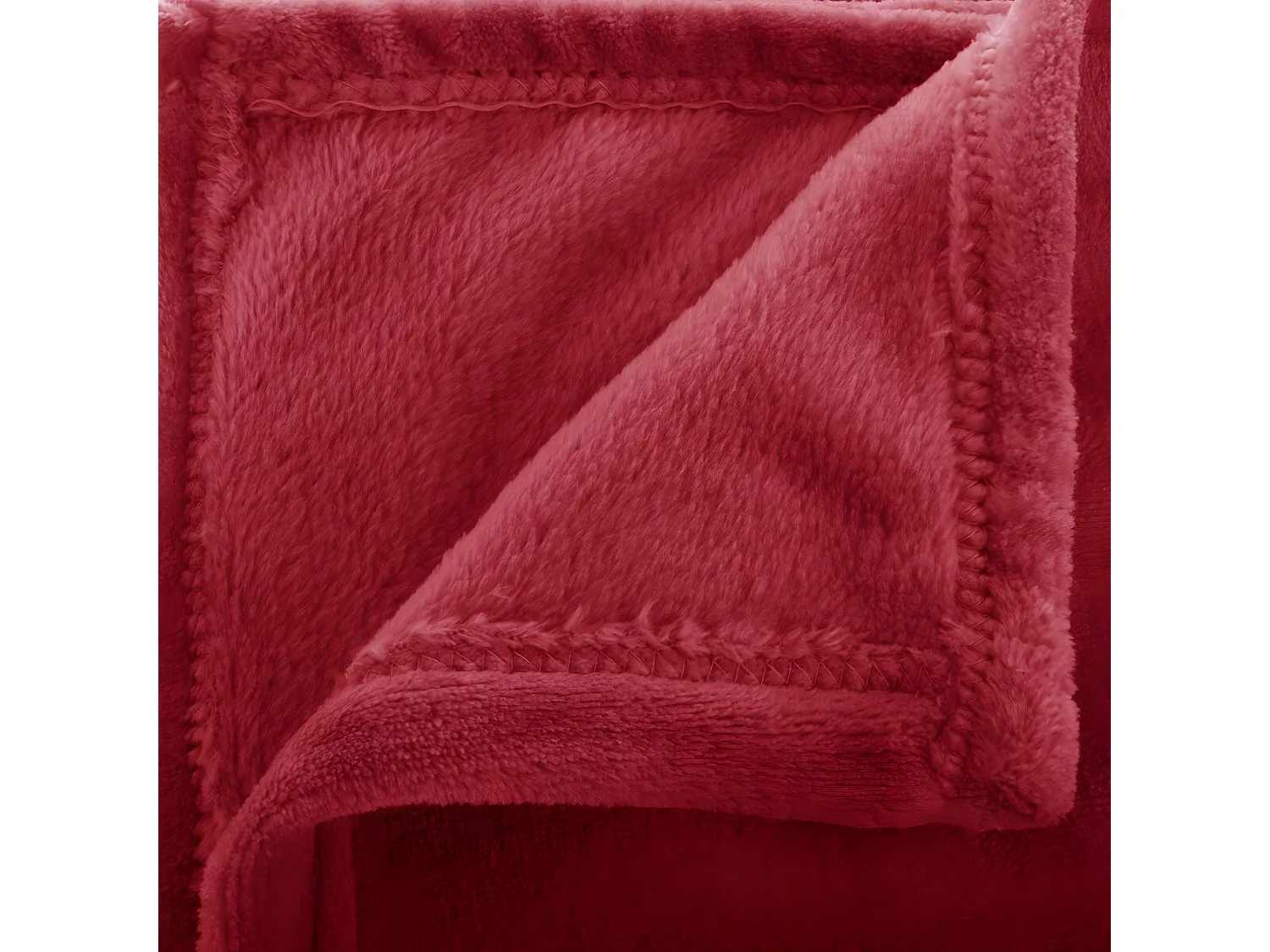 Plaid Flanelle Rouge 130 x 180 cm