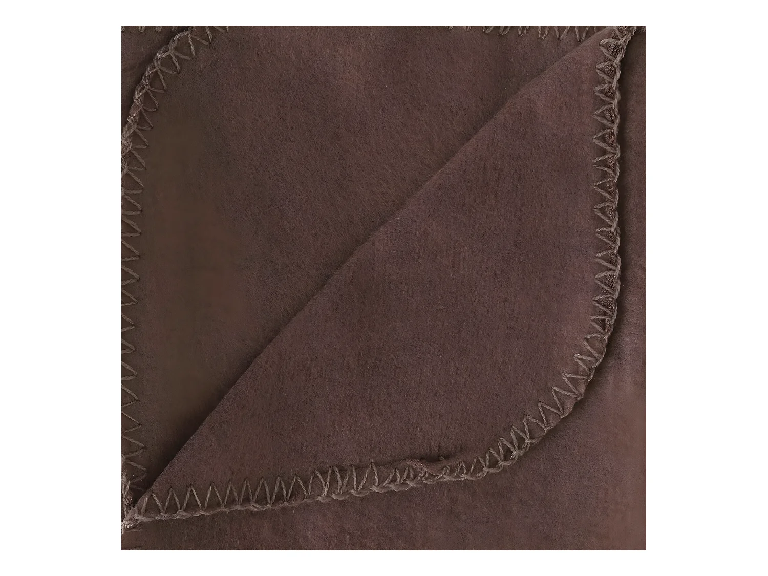 Plaid Polaire Taupe 125 x 150 cm