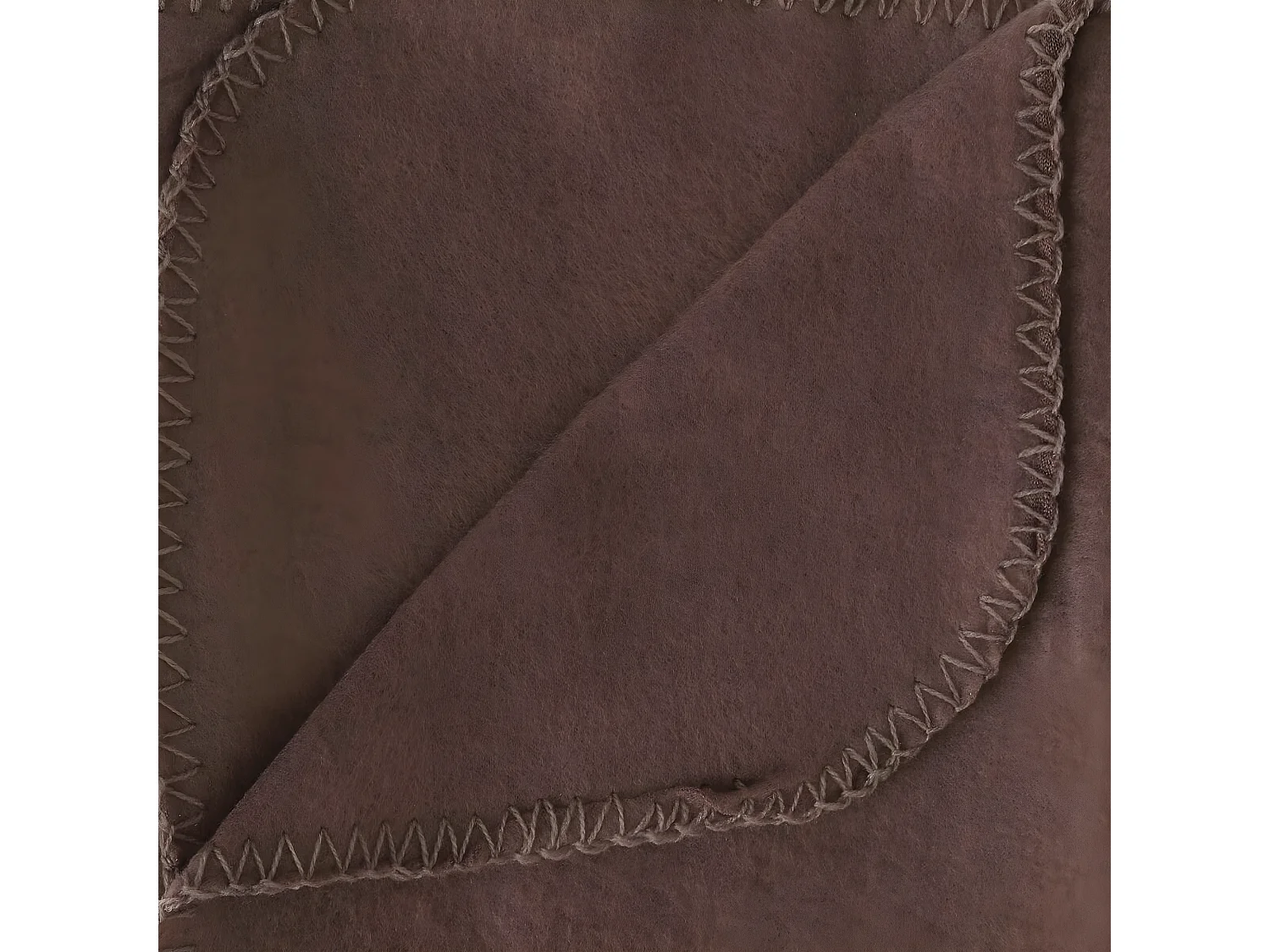 Plaid Polaire Taupe 125 x 150 cm